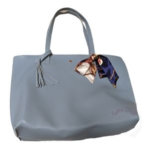 Faux Leather Tote Bag